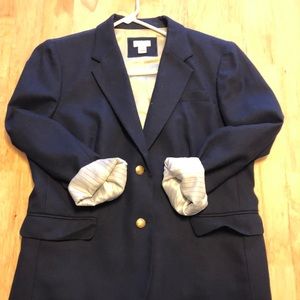 Navy Blue J. Crew Blazer size 14
